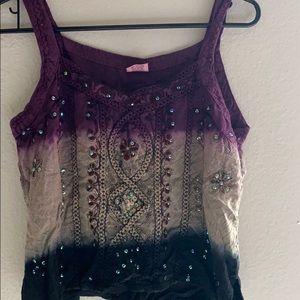 Cute bohemian style top